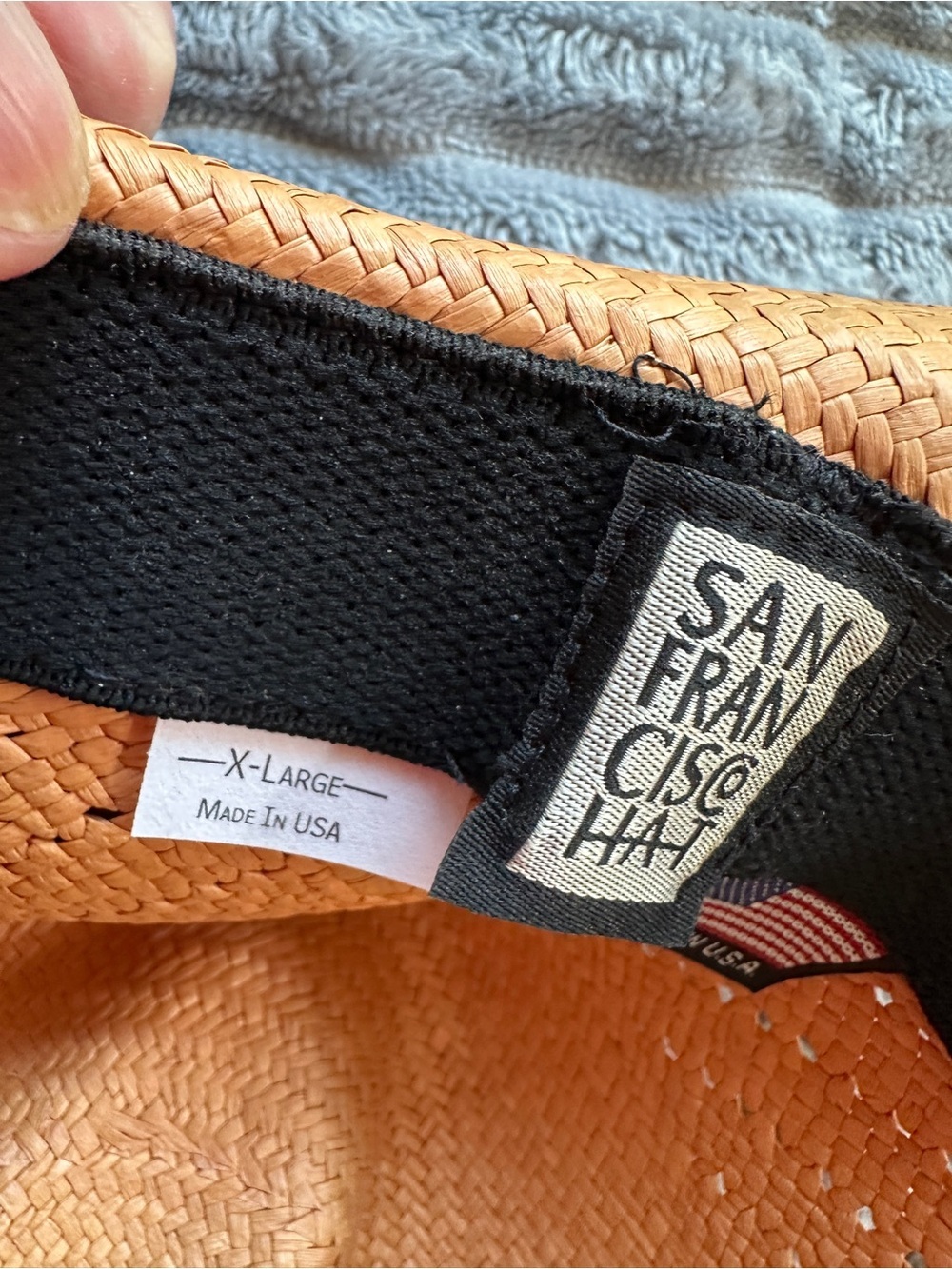 San Francisco hat co  straw Panama fedora hat with SPF 50 - Picture 8 of 13